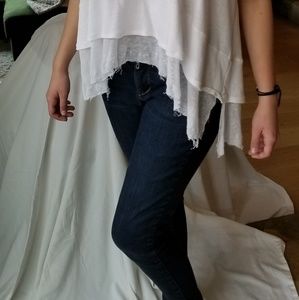 We the Free cotton layered tank